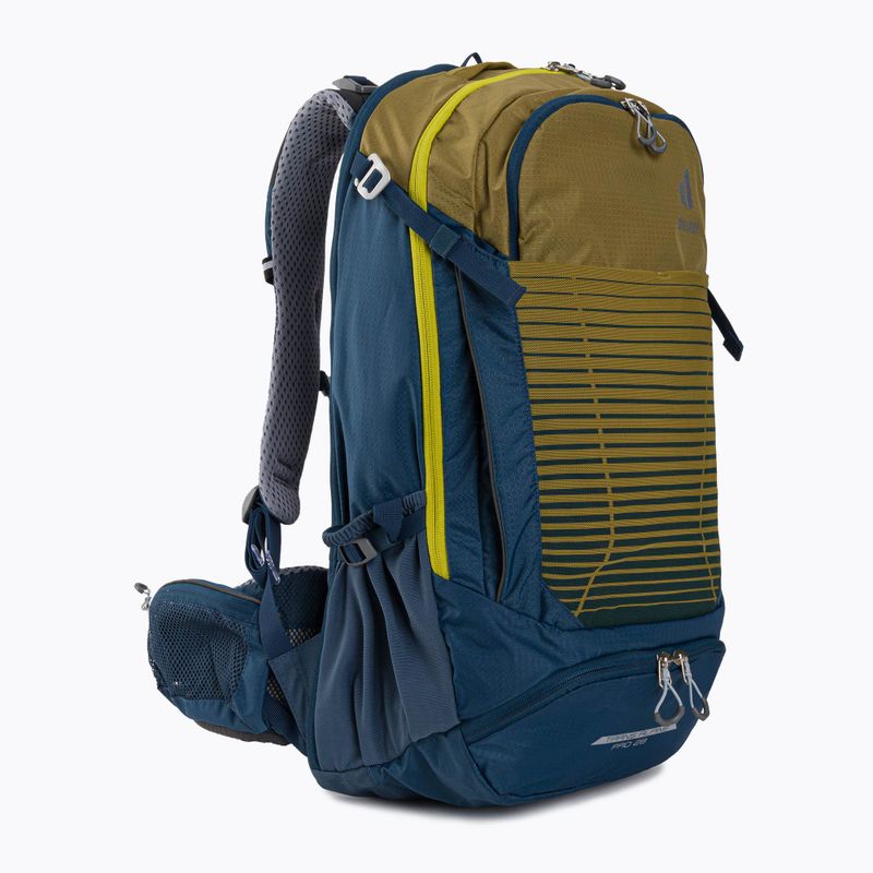 Раница за велосипед Deuter Trans Alpine Pro 28 l синьо-кафява 6314 3201121 2