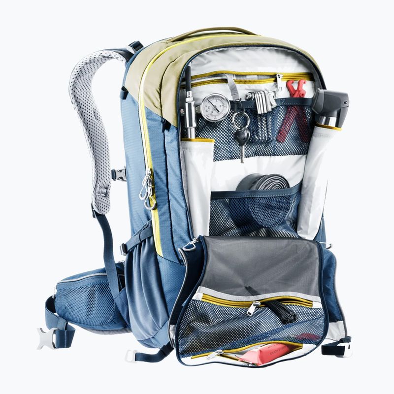Раница за велосипед Deuter Trans Alpine Pro 28 l синьо-кафява 6314 3201121 10