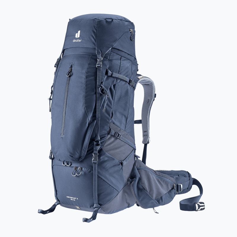 Комплект раница за трекинг Deuter Aircontact X 60 + 15 л мастило 2