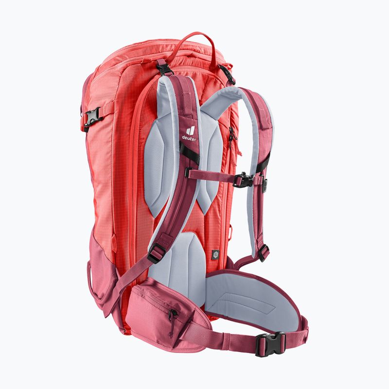 Дамска ски раница deuter Freerider Pro 32+ l SL 330342255850 maron/currant 3