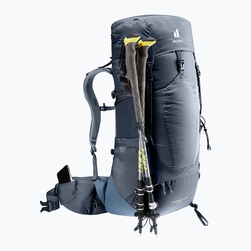 Deuter Aircontact Lite 40 + 10 л раница за трекинг черна/морска 6