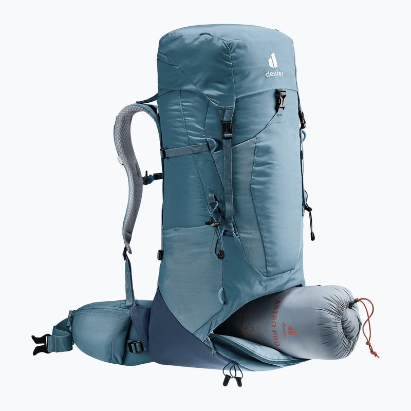 Deuter Aircontact Lite 40 + 10 л атлантическа/червена раница за трекинг 5