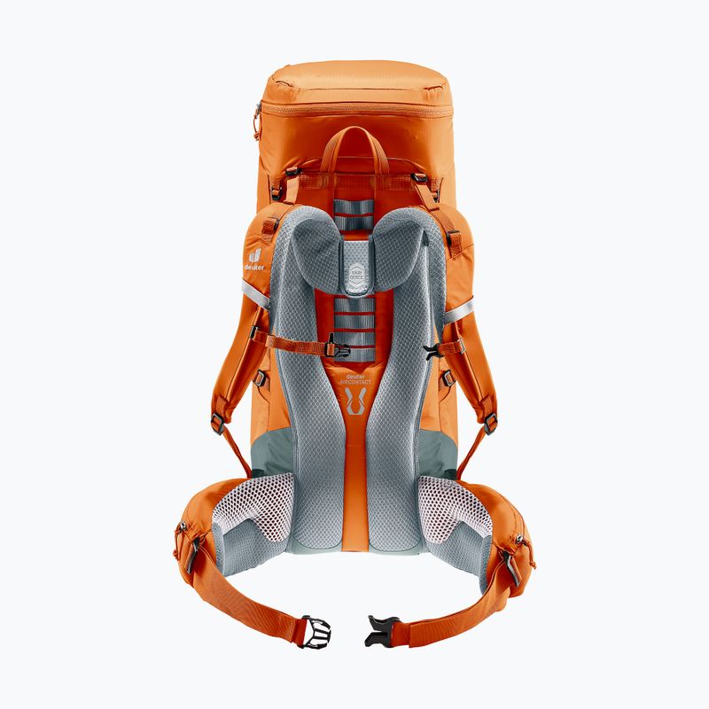 Раница за трекинг Deuter Aircontact Lite 40 + 10 л кестен/зелен цвят 4