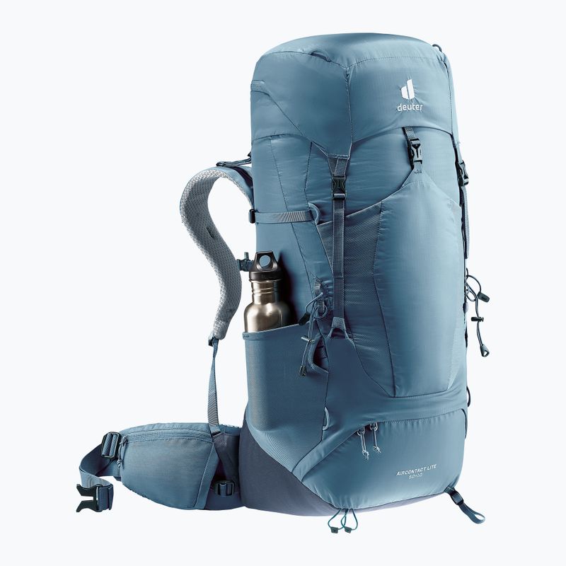 Deuter Aircontact Lite 50 + 10 л атлантическа/червена раница за трекинг 8