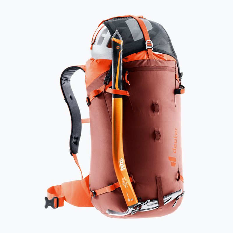 Раница за катерене deuter Guide 30 l redwood/papaya 4