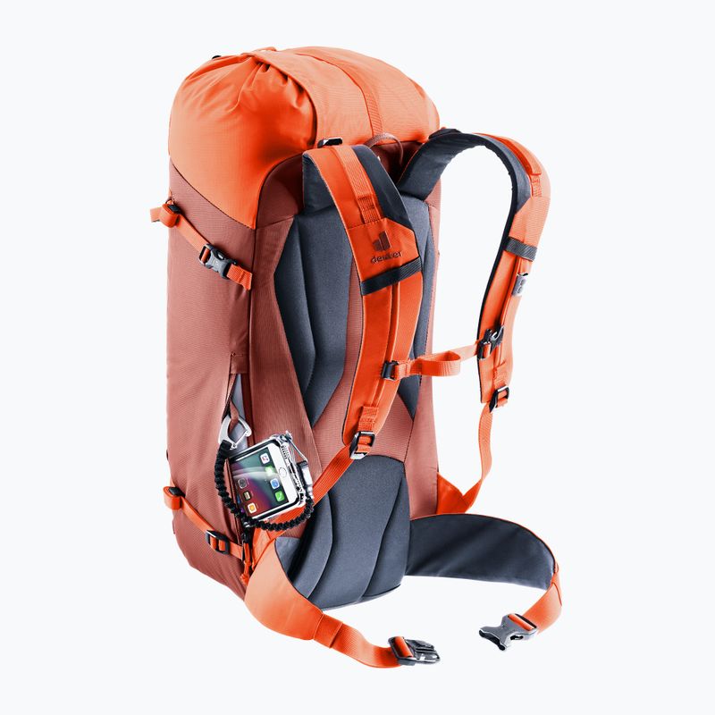 Раница за катерене deuter Guide 30 l redwood/papaya 7