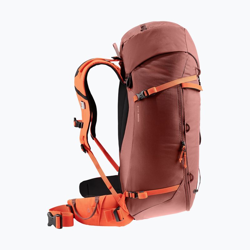 Раница за катерене deuter Guide 34+8 l redwood/papaya 3