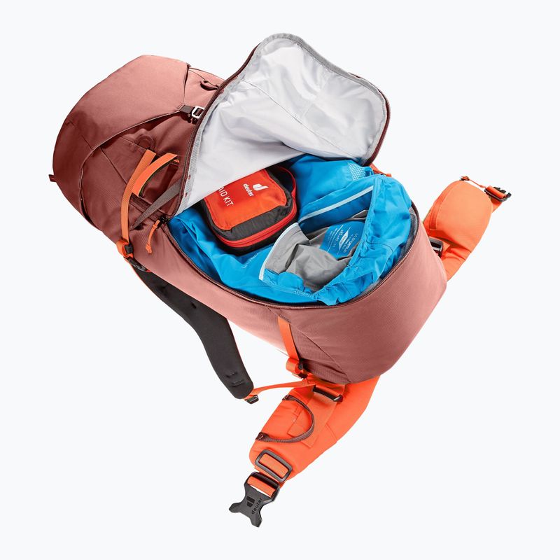 Раница за катерене deuter Guide 34+8 l redwood/papaya 7