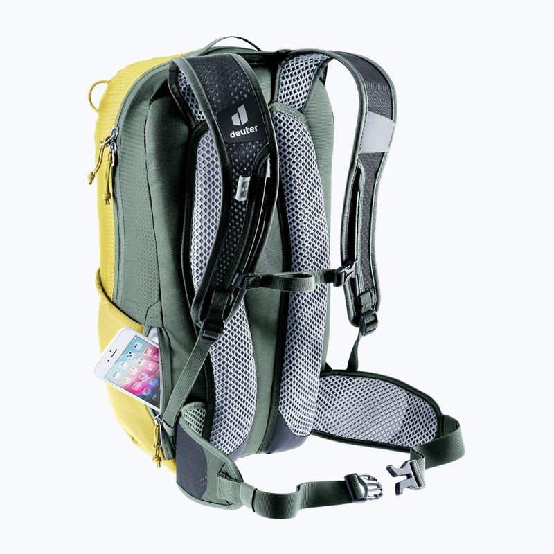 Велосипедна раница deuter Race 16 tumeric/ivy 10