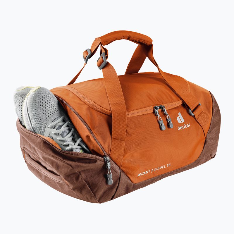 Туристическа чанта Deuter Aviant Duffel 35 л кестен/умбра 8