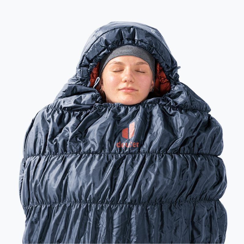Спален чувал Deuter Exosphere 0° SL ink/redwood 9