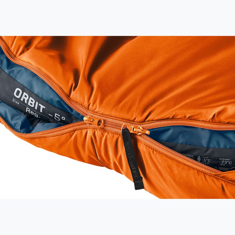 Спален чувал Deuter Orbit -5° кестен/мастило 5