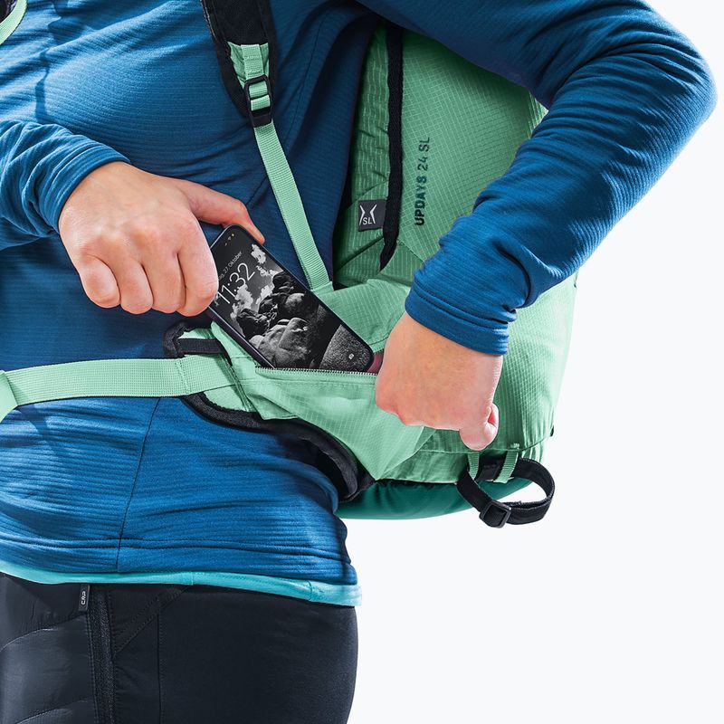 Дамска туристическа раница deuter Updays 24 SL 24 l deepsea/spearmint 15