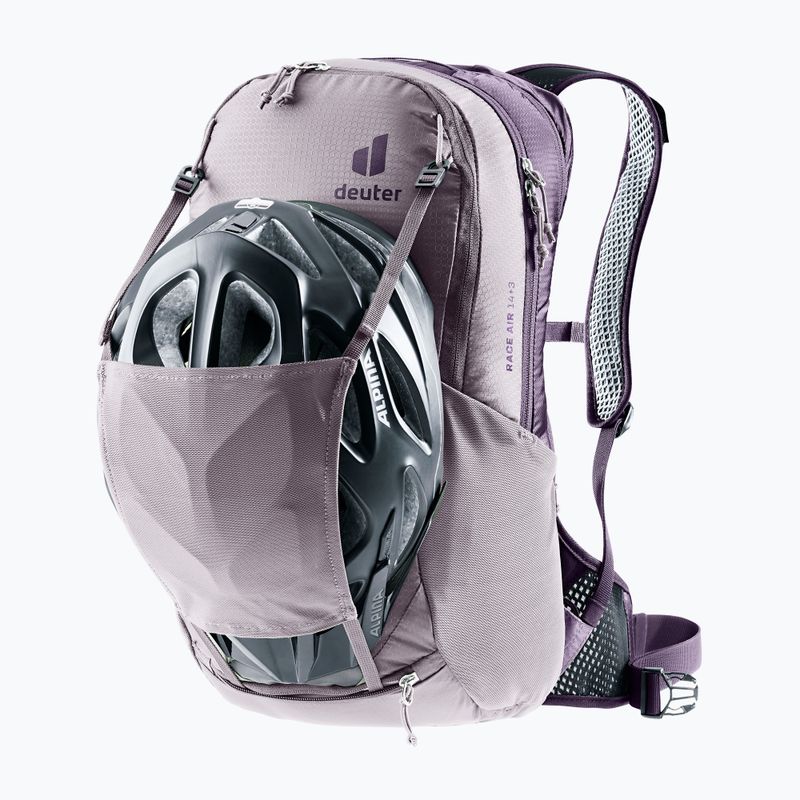 Велосипедна раница deuter Race Air 14 + 3 l lavender/purple 10