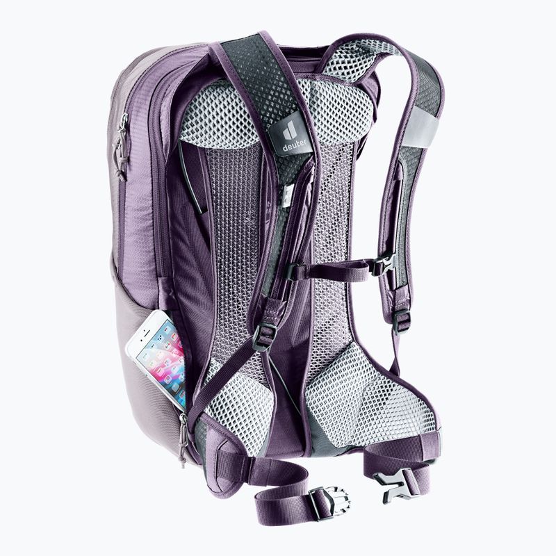 Велосипедна раница deuter Race Air 14 + 3 l lavender/purple 13
