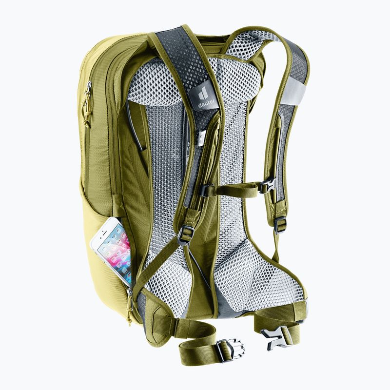 Велосипедна раница deuter Race Air 14 + 3 l linden/cactus 12