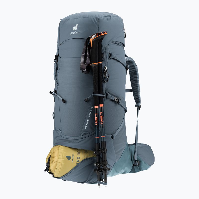 Туристическа раница deuter Aircontact Core 50+10 l graphite/shale 9