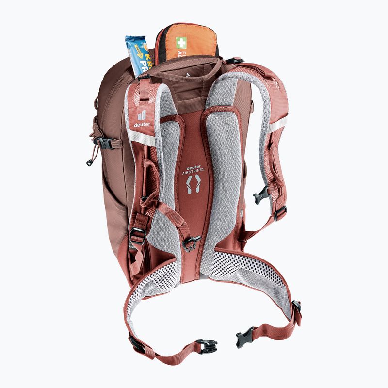Дамска туристическа раница deuter Trail 23 l SL raisin/caspia 11
