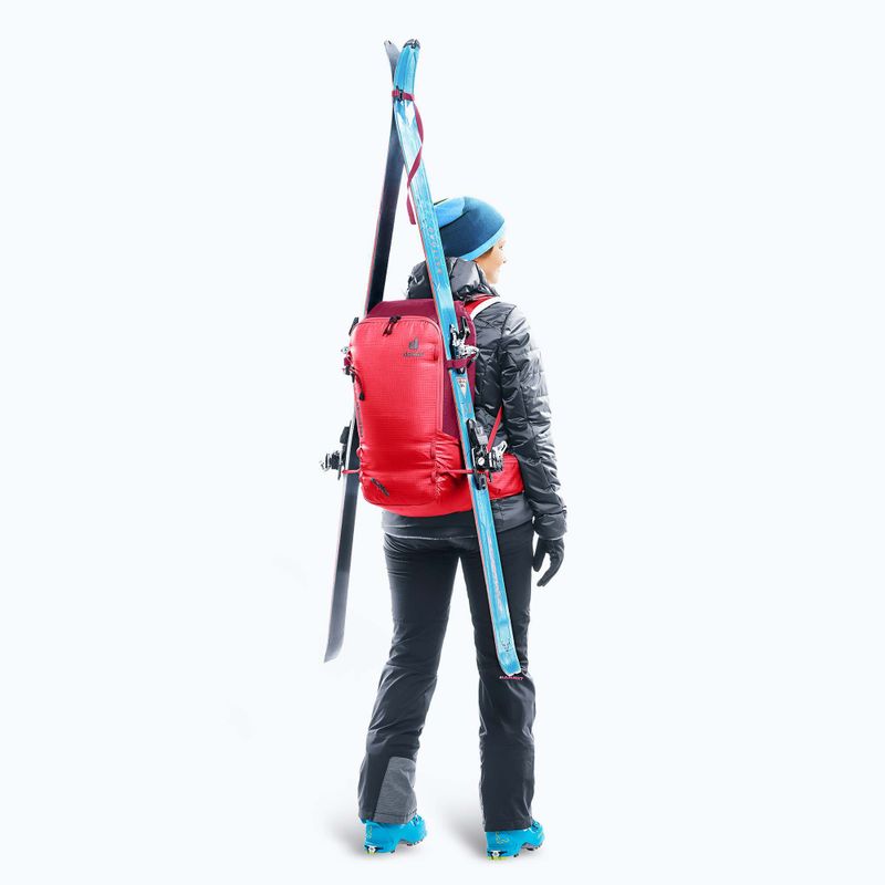Дамска раница за скитуринг Deuter Freerider 28 l SL hibiscus/ ruby 16