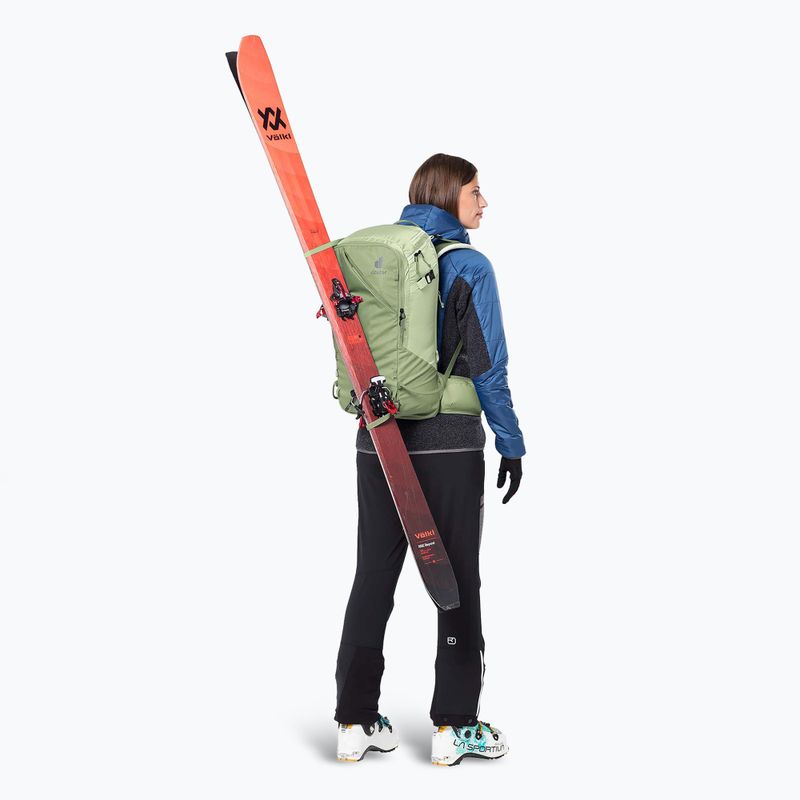 Дамска раница за скитуринг deuter Freerider Pro 32+ l SL grove/ mineral 19