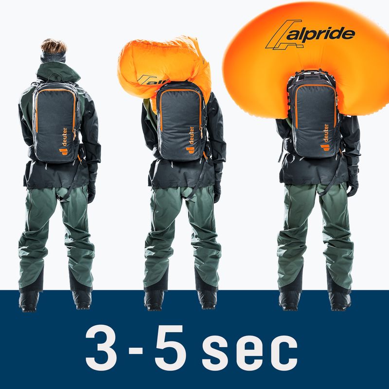 Лавинна раница deuter Alproof Ride 18 l black 22