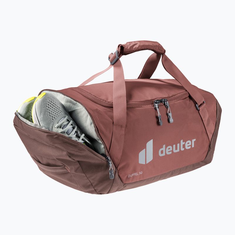 Пътна чанта deuter Duffel 50 л caspia/raisin 7