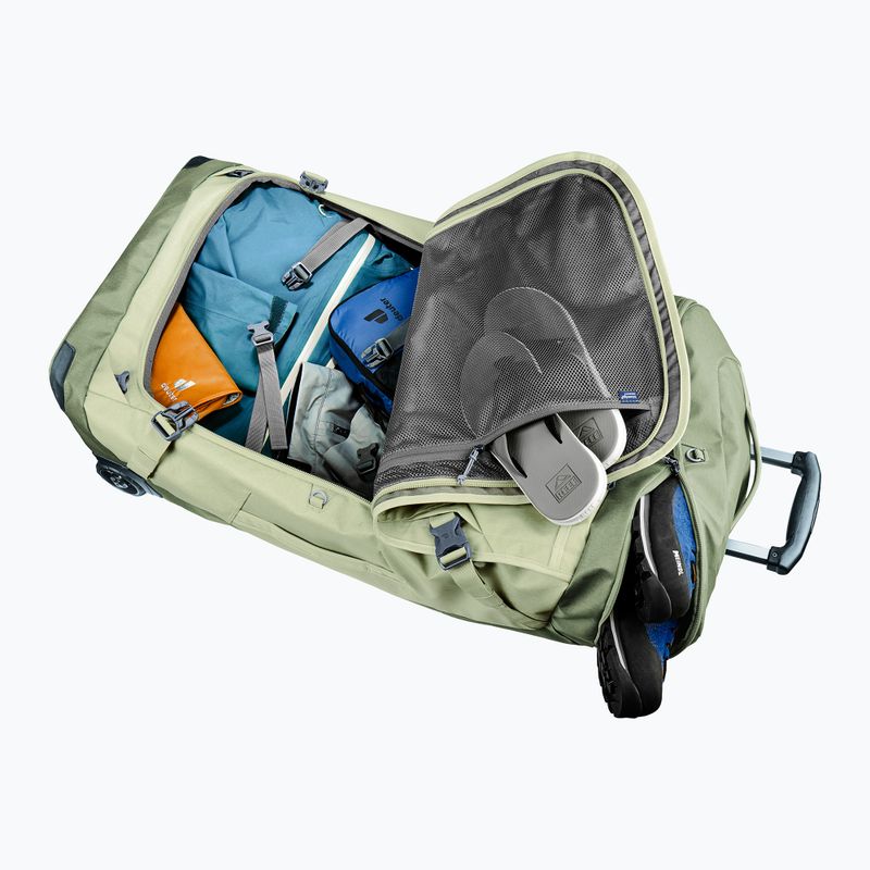 Куфар за пътуване deuter Duffel Pro Movo 90 l mineral/grove 10
