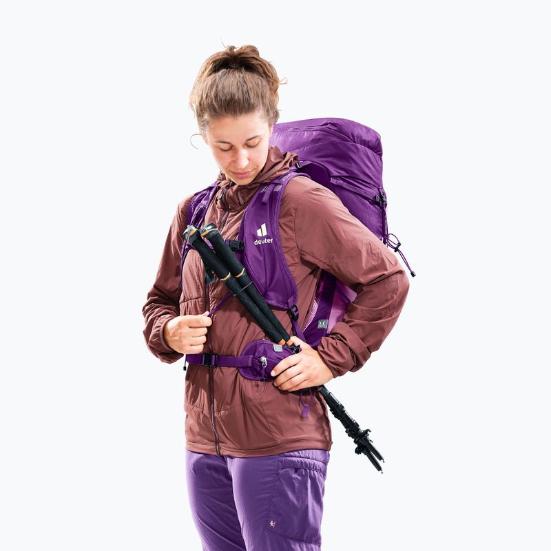 Дамска туристическа раница deuter Speed Lite Pro 28 l SL lotus-mystic 15