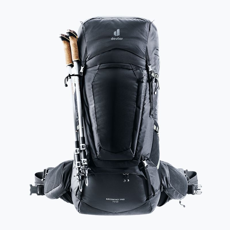 Deuter Aircontact Pro 75 + 10 л раница за трекинг черна 4
