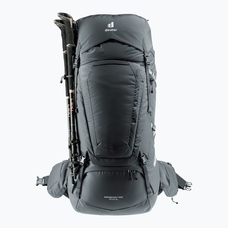 Дамска раница за трекинг deuter Aircontact Pro 75 + 10 l SL graphite 14