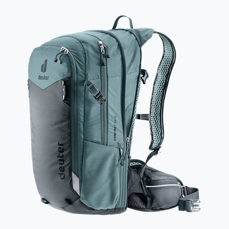 Велосипедна раница deuter Compact 14 + 3 l graphite/shale 6