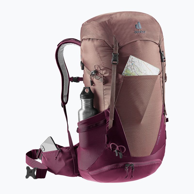 Дамска туристическа раница deuter Futura 30 l SL ashrose-cassis 5