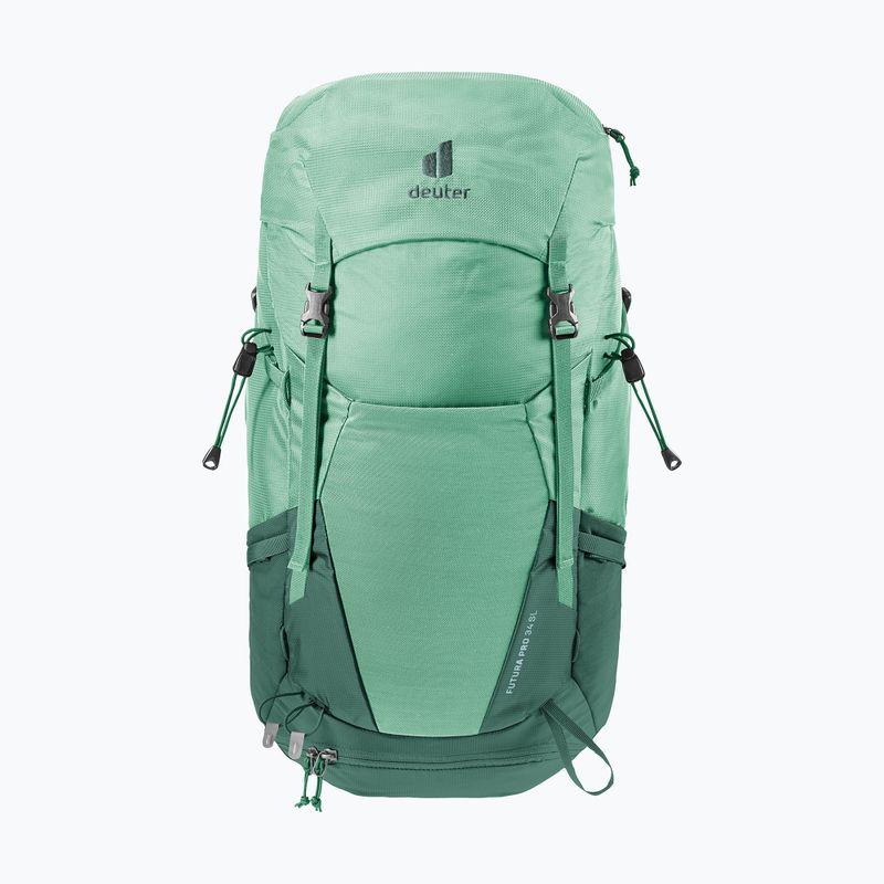 Дамска туристическа раница deuter Futura Pro 34 л SL spearmint/seagreen