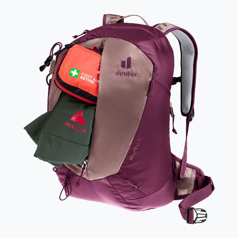 Дамска туристическа раница deuter AC Lite 15 l SL ashrose-cassis 11