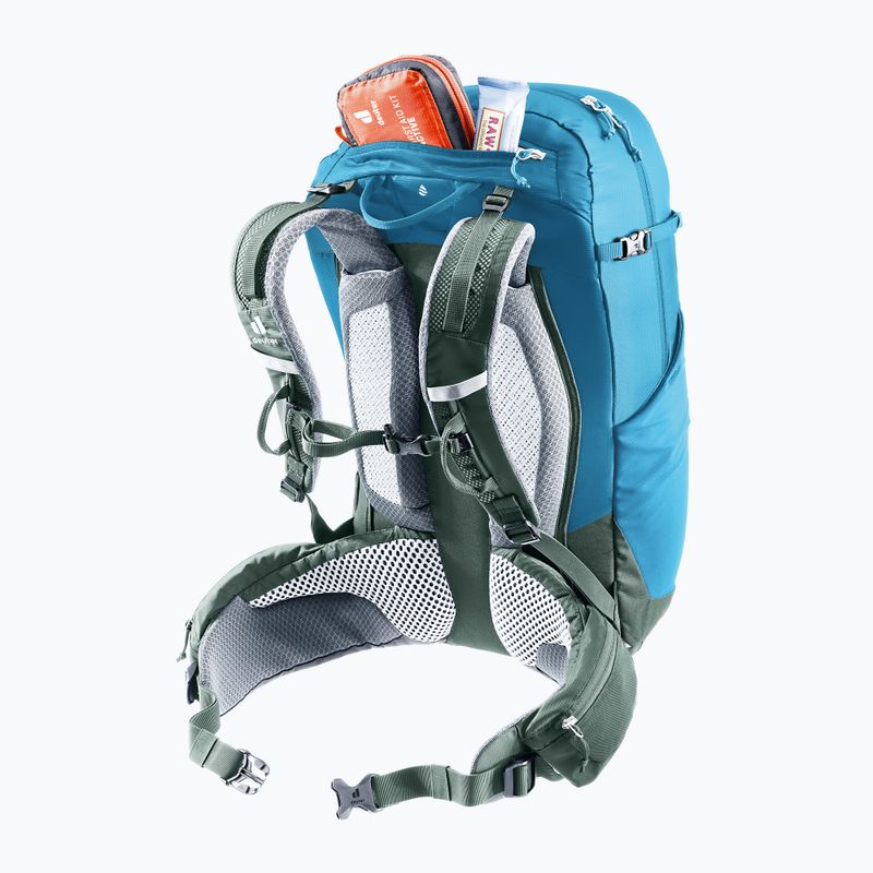 Туристическа раница deuter Trail Pro 33 l wave/ivy 10