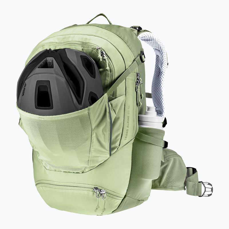Дамска велосипедна раница deuter Trans Alpine 22 l SL mineral/grove 8
