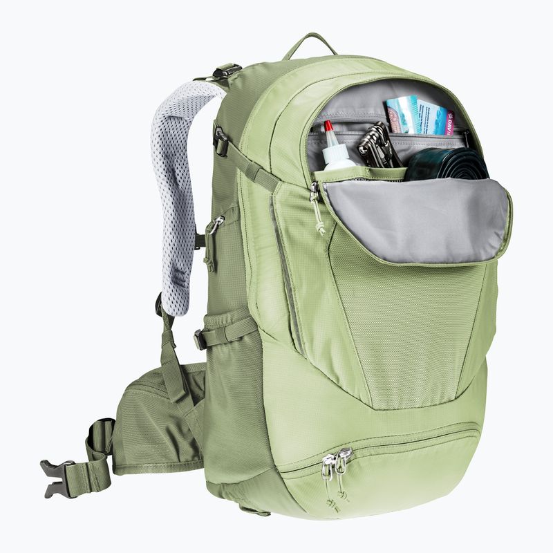 Дамска велосипедна раница deuter Trans Alpine 22 l SL mineral/grove 9