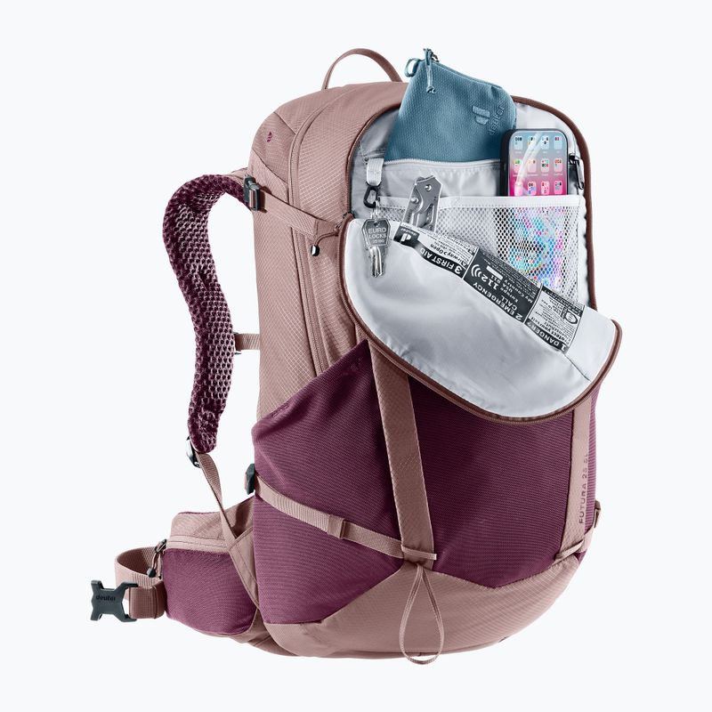 Туристически раница Deuter Futura 25 l SL cassis/ashrose 8
