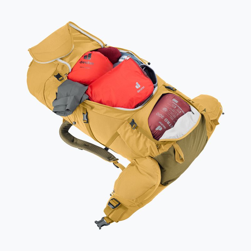 Раница за трекинг deuter Aircontact Core 50 + 10 l savanna/nori 9