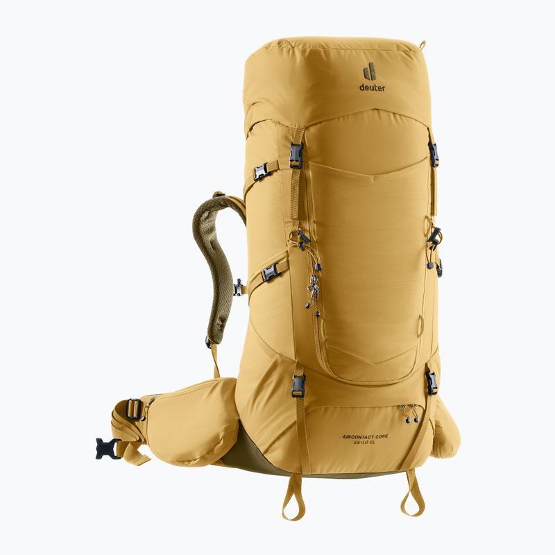 Дамска туристическа раница deuter Aircontact Core 55 + 10 l SL savanna/nori