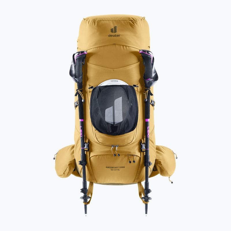 Дамска туристическа раница deuter Aircontact Core 55 + 10 l SL savanna/nori 6