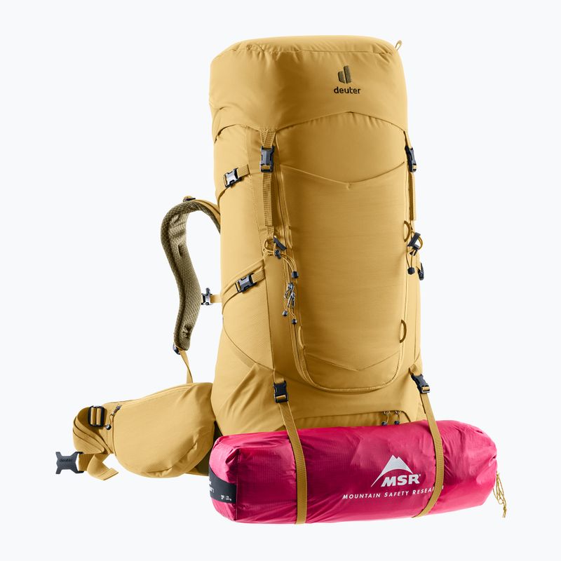 Дамска туристическа раница deuter Aircontact Core 55 + 10 l SL savanna/nori 7