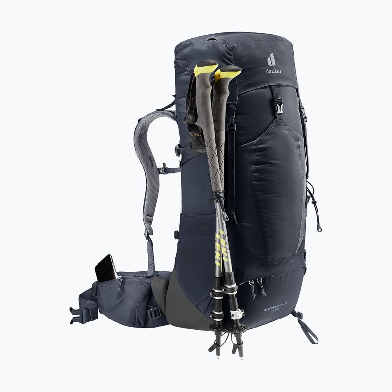 Раница за трекинг deuter Aircontact Lite 40 + 10 l black/graphite 7