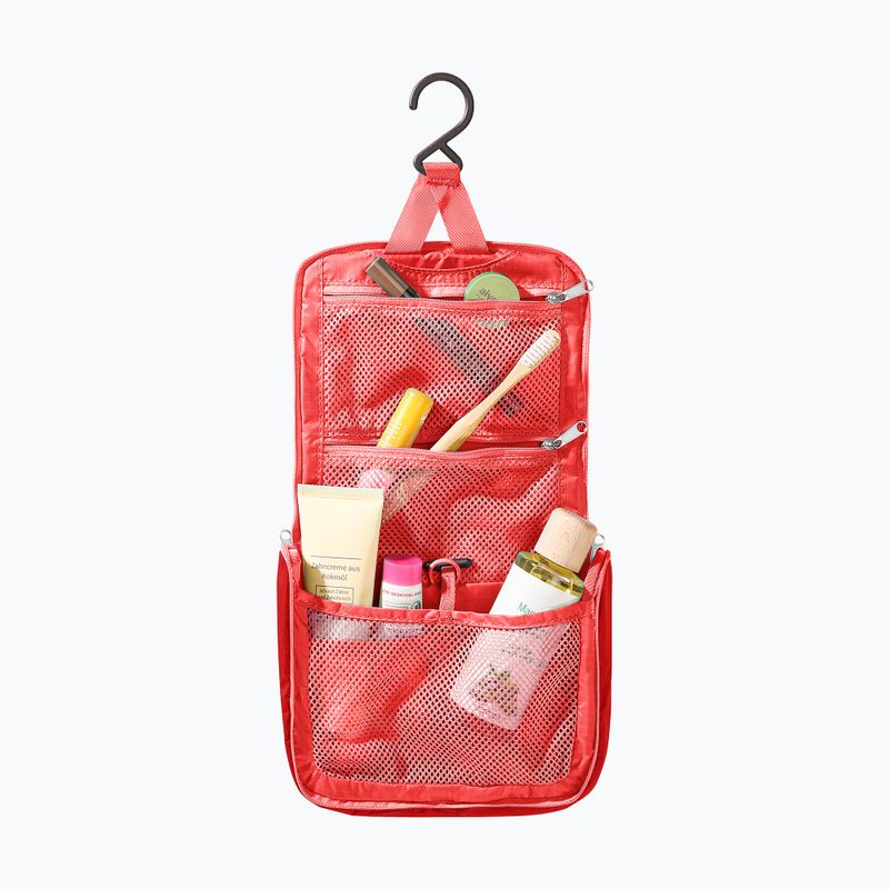 Туристическа козметична чантичка Deuter Wash Center Lite I poppy/crimson 2