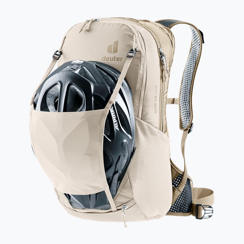 Велосипедна раница deuter Race Air 14 + 3 l alu/greystone 10