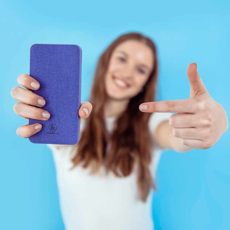 Powerbank Hama Fabric 10 Power Pack 10000 mAh лилав 1872600000 2