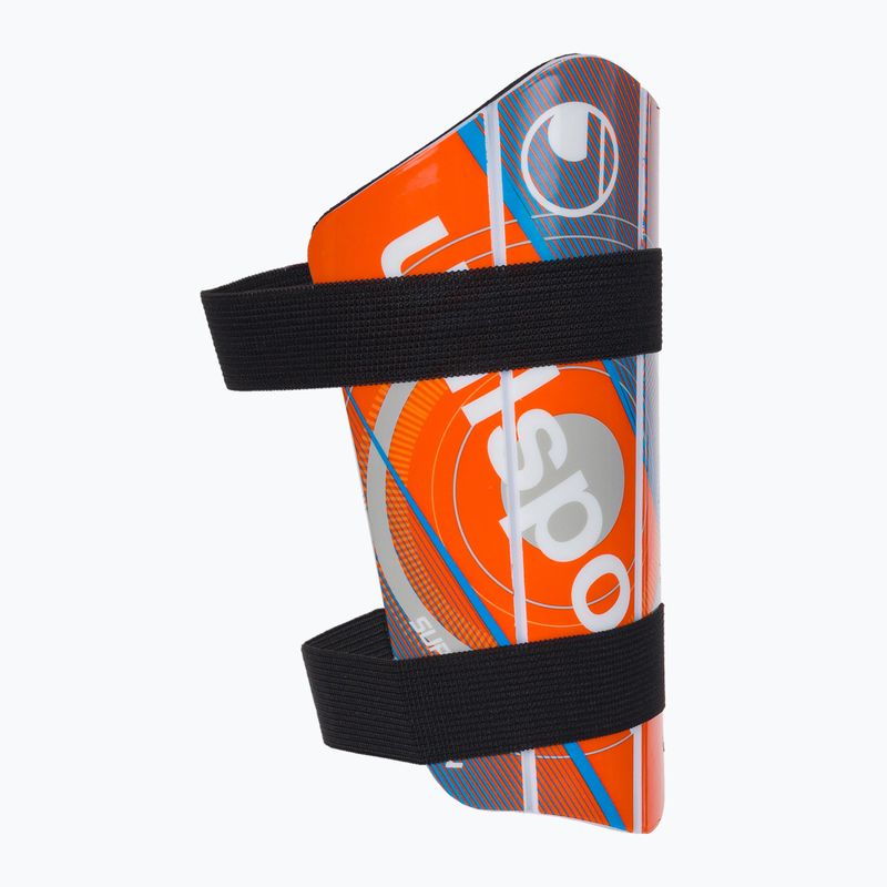 Uhlsport Super Lite Plus оранжев/син протектор за пищяла 100680601