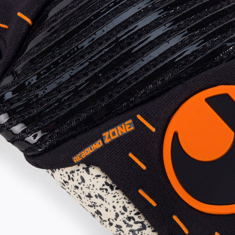 Uhlsport Speed Contact Supergrip+ Reflex Вратарски ръкавици черно и бяло 101125901 3