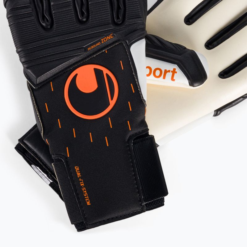 Uhlsport Speed Contact Absolutgrip Hn Вратарски ръкавици черно и бяло 101126401 4