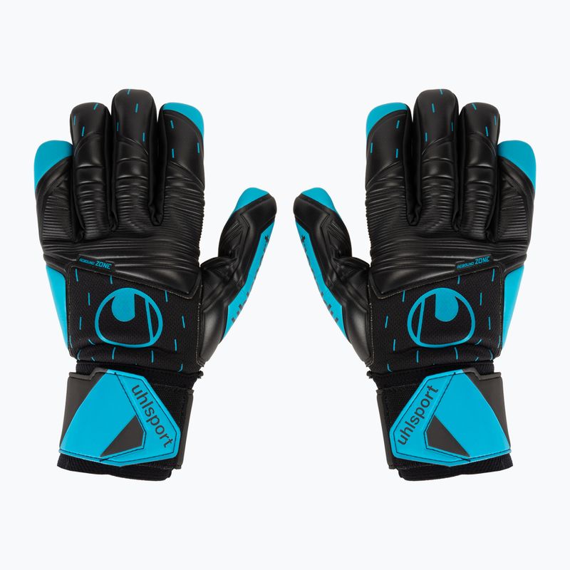 Uhlsport Classic Soft Hn Comp вратарски ръкавици черни/сини/бели